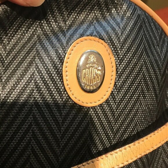 Mark Cross Vintage Logo Coated Leather Crossbody - Picture 9 of 11